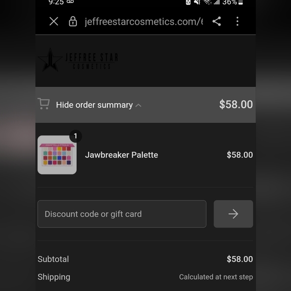 Jeffree star eyeshadow pallete - Picture 2 of 4